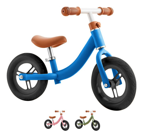 Bicicleta De Equilibrio Sin Pedales Entrenadora Para Niños Color Azul