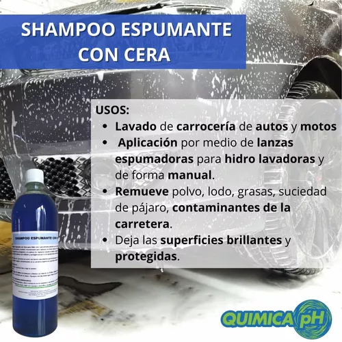 Shampoo Cera, Os_carwash Para Autos 10lt Espuma Auto Lavado