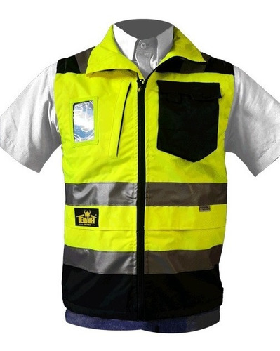 Imagen 1 de 5 de Chaleco Amarillo Ejecutivo Supervisor Bk820