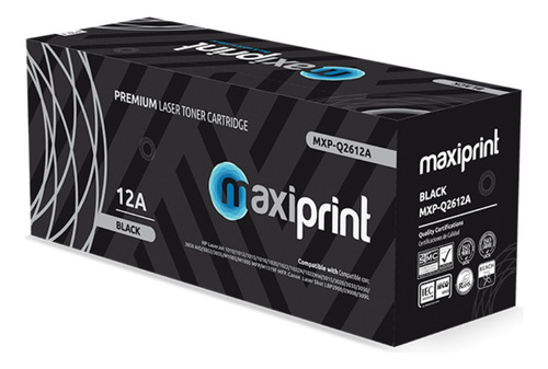 Toner Maxiprint 12a Compatible Con Hp Q2612a Imp Laserjet