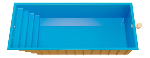 Piscina Fibra Modelo Chiavari (7.00m X 3.45m X 1.40m) Kit 02