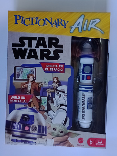 Pictionary Star Wars Juego De Mesa Dibuja En El Aire Con Luz