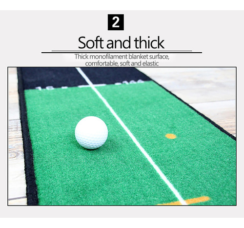 Alfombra De Ejercicio Carpet Putter Para Prácticas Interiore