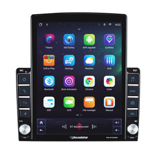 Multimídia Roadstar Rs9700br Android Carplay 4/64 Gb 9.7 Pol