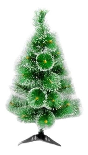 Arbol De Navidad Verde Con Blanco De 60 Cm