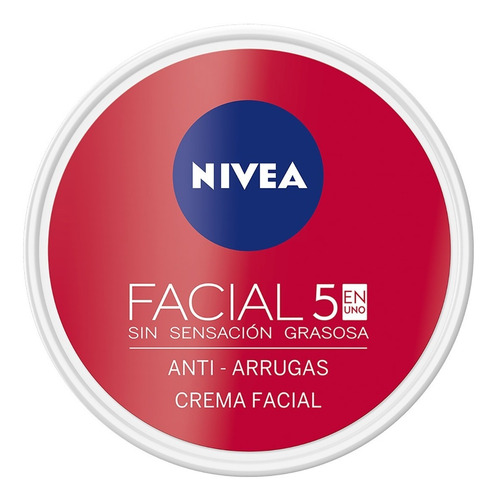Imagen 4 de 8 de Crema Facial Nivea Anti Arrugas 5 En Uno 200 Ml 12 Unidades