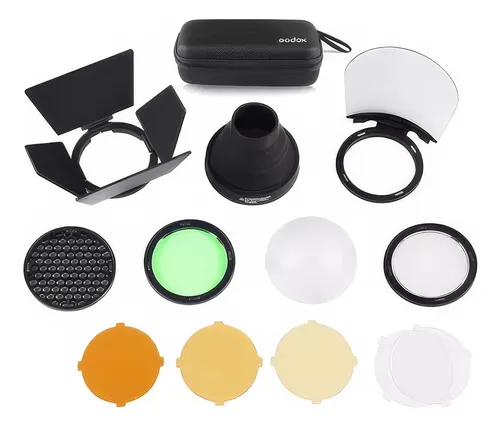 Combo Flash Para Camara Godox Ad100 Pro 100w + Ak-r1