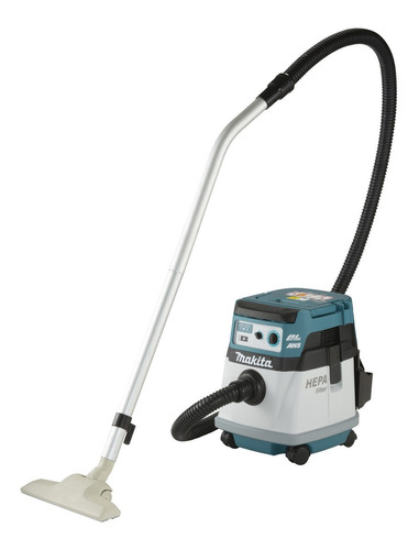 Aspirador sem fio Tambor Makita DVC157LZX5 15L  branco y azul y preto 