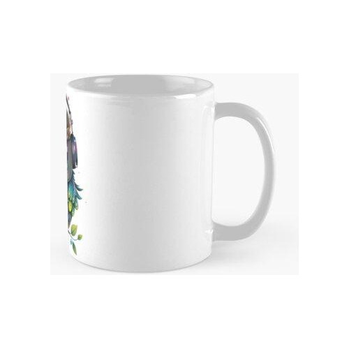 Taza Teléfonos De Mano Coloridos Lindos Del Búho Calidad Pre