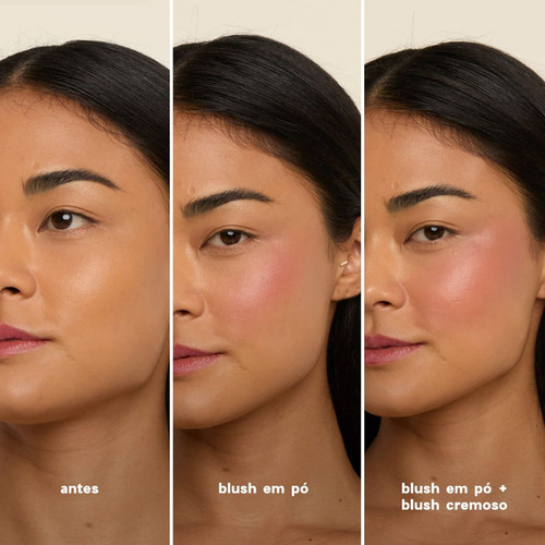 Duo Blush Océane Edition Cremoso E Pó Nude Rosy Paint