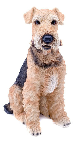 ~? Hi-line Gift Ltd Airedale Estatua Del Perro