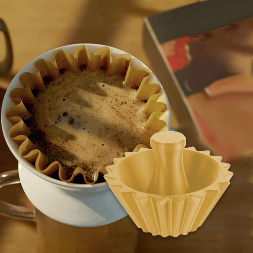 Herramienta De Prensa De Papel De, Taza De Filtro Amarillo