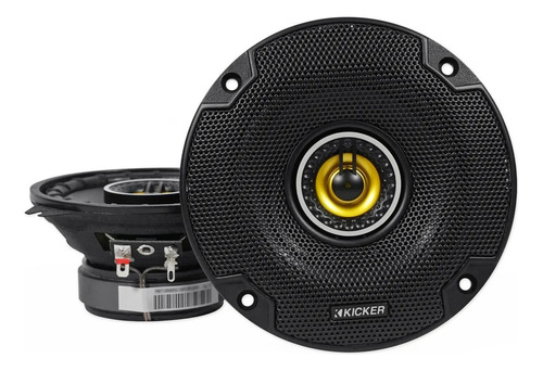 Bocinas Kicker De 4 Pulgadas 46csc44 Csc44 Csc4 Cs Series 2 Vias 150w Max 50w Rms Color Gris Oscuro 2 Bocinas