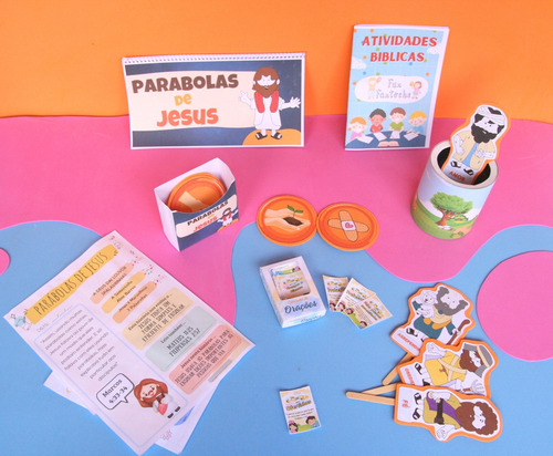 Kit De Recursos Visuais Bíblicos - Parábolas De Jesus