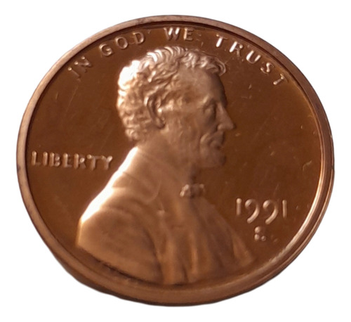 Moeda Americana One Cent Dólar Linconl 1992s Original Bronz