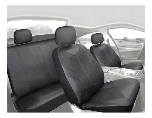 Fundas Cubreasientos Protectores Ecosport 2004-2019 Vinipiel Gris