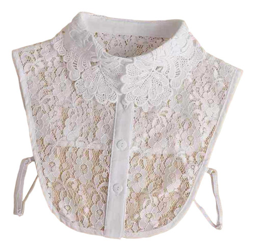 Cuello Falso De Encaje, Accesorio Ajustable Para Suéteres,