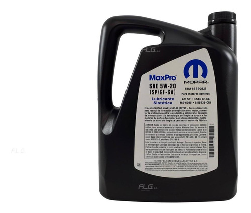 Aceite Mopar 5w-20 4l Ram 1500 2019