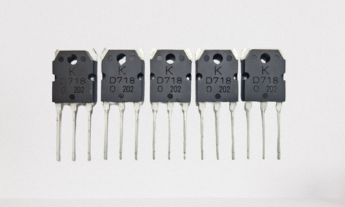 Transistor Ktd718 D718 Original Kec Pack 5 Piezas