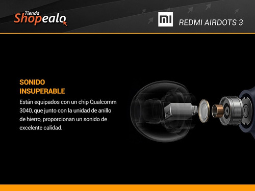 Imagen 5 de 9 de Auriculares In-ear Bluetooth Xiaomi Redmi Airdots 3 Blanco*