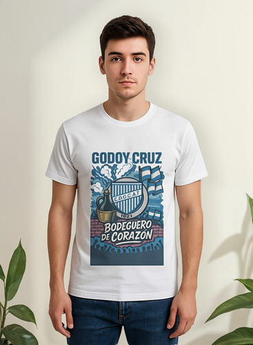 Remera De Godoy Cruz Puro Algodon
