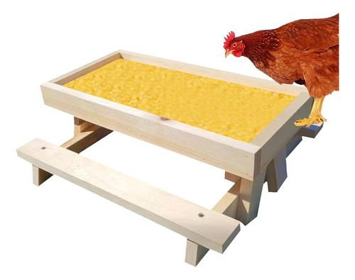 Chicken Picnic Table | Chicken Poultry Feeding Table,easy