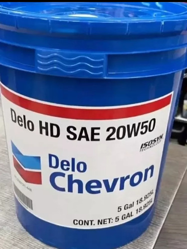 Aceite En Pailas Delo Hd Chevron Sae 20w50