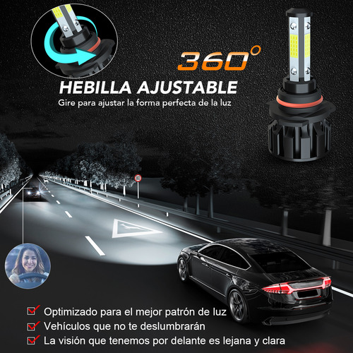 Kit De Faros Led Luz Alta Y Baja Para 2007-2011 Mazda Cx-7