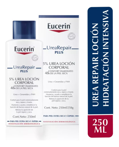 Locion Corporal Con Urea 5%, Eucerin 250ml