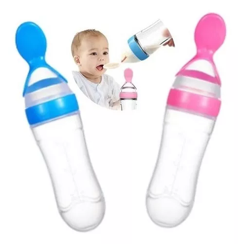 Colher Mamadeira Dosadora de Silicone Para Bebê – GosteiQuero