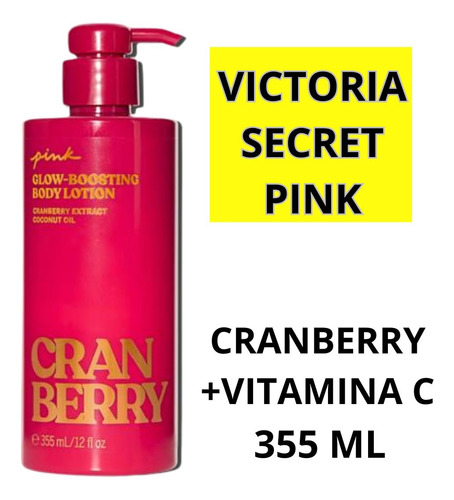 Victoria Secret Crema Locion Cranberry Pink 355ml