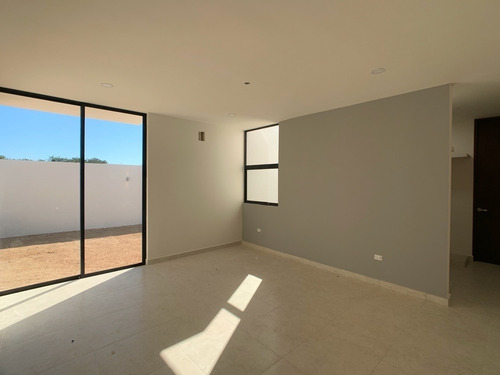 Imagen 12 de 28 de Casa Nueva De Una Sola Planta En Venta, Serena, Dzitya, Méri