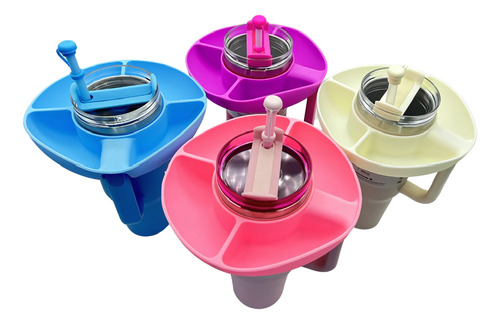Termo 40 Oz Con Funda Cubre Popote Y Plato De Dulces 1.2 L