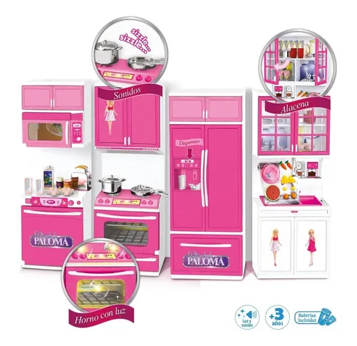Juego Cocina Completa Para Mu eca Barbie El Mundo De Paloma