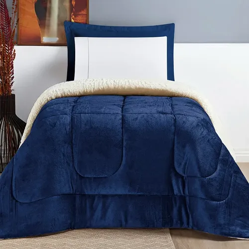 Coberdrom Everest Lã Pele De Carneiro Solteiro 2,40x1,50