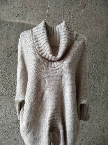 Elan Sweater Sueter Asimetrico Oversize Unitalla