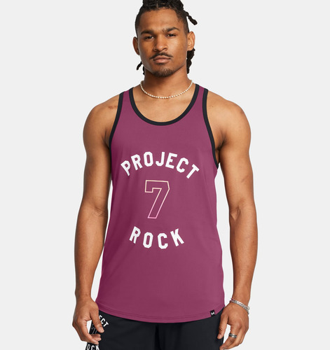 Camiseta De Tirantes Under Armour Project Rock Badge Honor