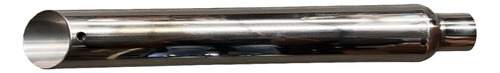 Mofle Para Moto Tipo Chopper Acero Inox 3 Pulgadas