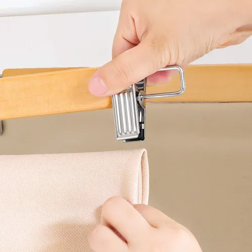 Paquete De 12 Perchas De Madera Para Pantalones Songmics Con