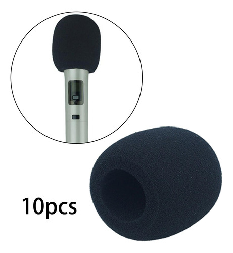 10 Piezas De Cubierta De Esponja Para Micrófono De 72mm