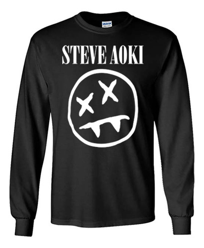 Steve Aoki Playeras Manga Larga Para Hombre Y Mujer #05