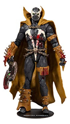 Boneco De Ação Mortal Kombat Spawn Bloody Classic 7