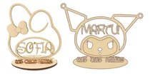 Comprar Centros De Mesa My Melody-kuromi X 10- C\u002Fnombre ! Fibrofacil