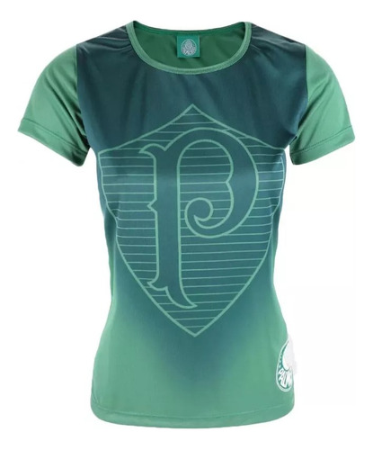 Blusa Fem Shade Palmeiras Camiseta Feminina Oficial + Nf