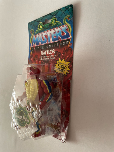 Rattlor Snake Men Motu Origins Retro Play Mattel Wave 11 (Usado)