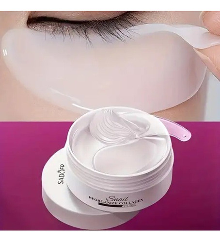 Parches Hidrogel Para Ojeras Sadoer Colágeno Baba De Caracol Todo Tipo De Piel Día/noche