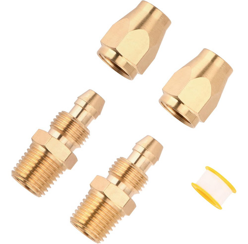 Kit De Reparación De Manguera De Aire De Bronce De 1/4 PuLG