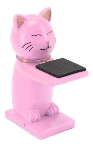 Soporte Para Exhibición De Reloj, Figura De Gato, Decoración