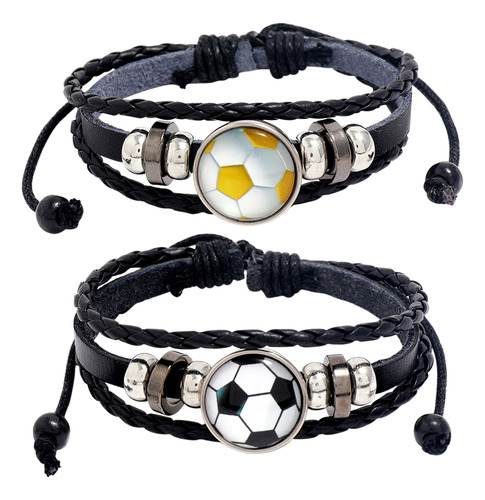 Pulsera Conmemorativa Para Fanáticos Del Fútbol, 2 Unidades