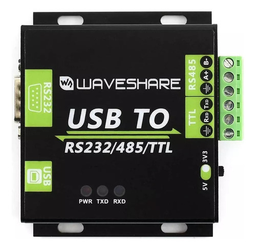 Convertidor Industrial Aislado Usb A Rs232/rs485/ttl Com F